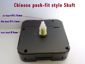 quartz movement push-fit Chinese